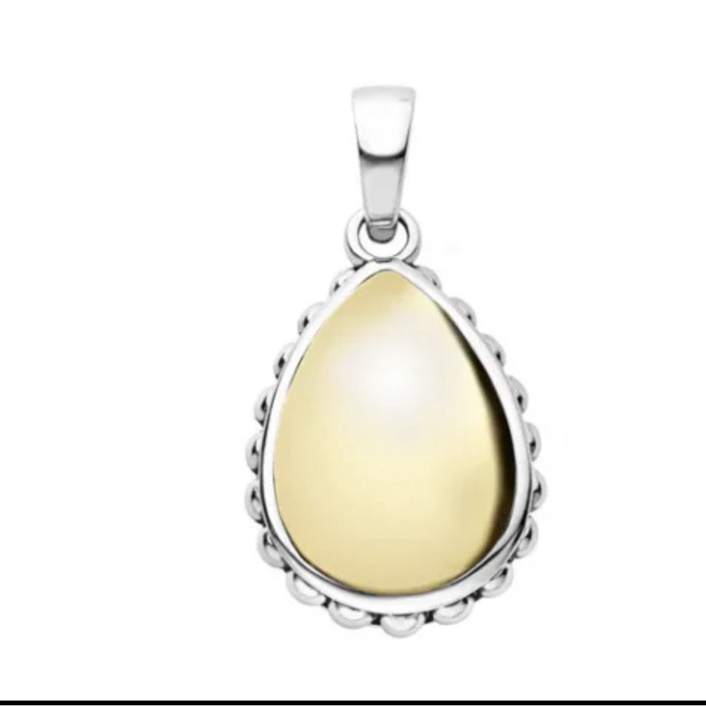 NEW Lagos Smooth Caviar 18k gold Pendant $895